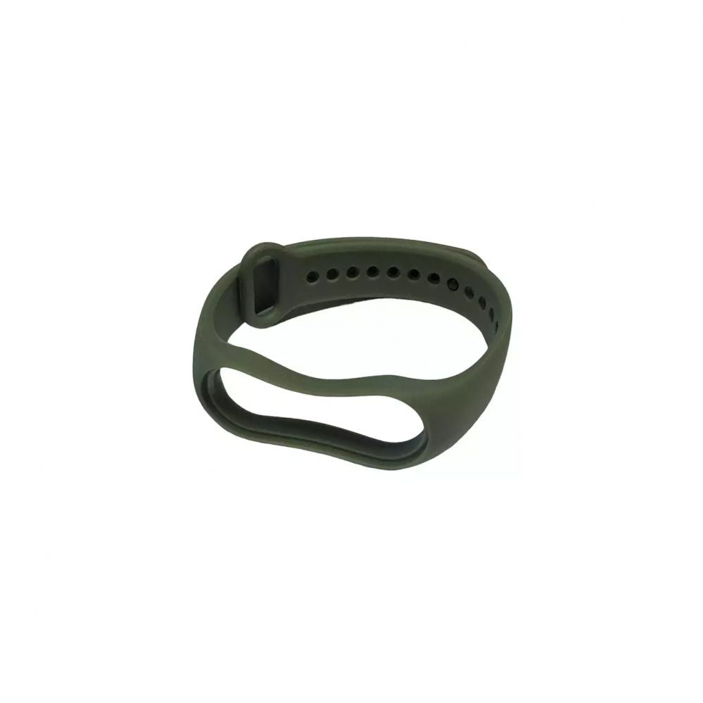 Ремешок iLike  Silicone Strap Mi Band 5 / 6 / 7 (18x250mm) Khaki Green