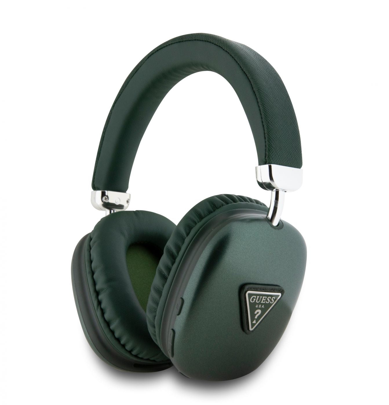 Juhtmevabad kõrvaklapid Guess  Headphones BT Saffiano Metallic Triangle Logo Khaki