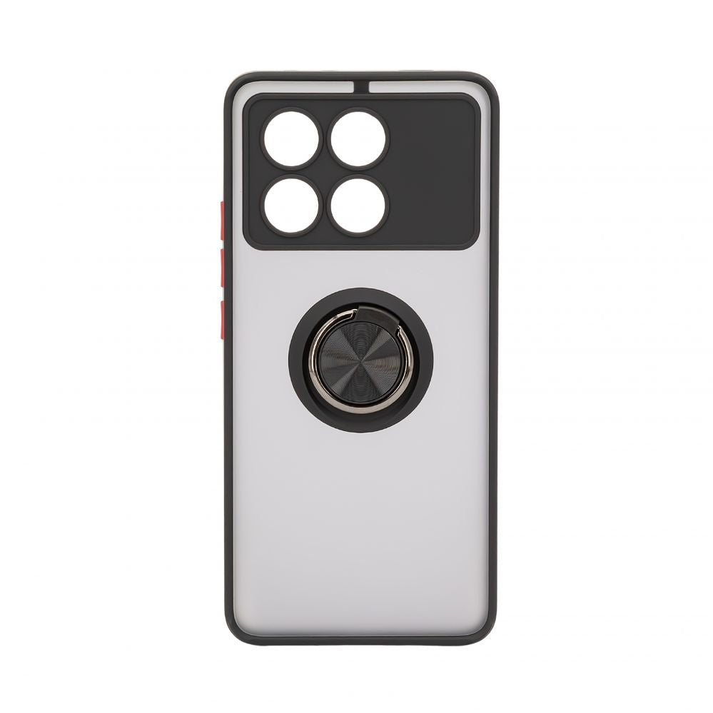 Tagakaaned iLike Xiaomi Poco X6 Pro Hybrid Case With Ring Black
