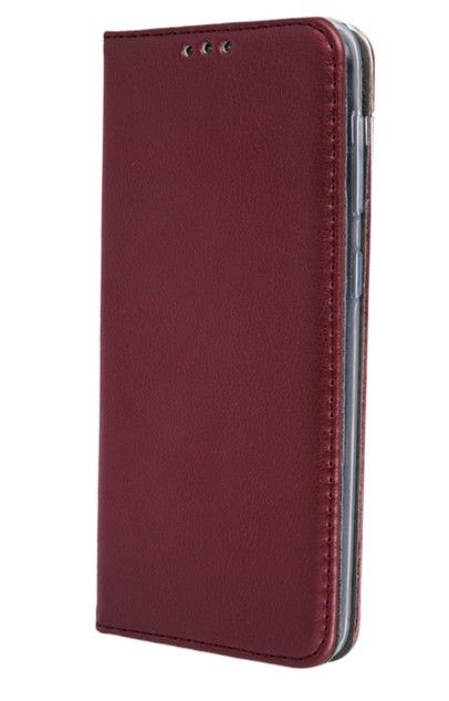 Kaaned - kaaned iLike Xiaomi Redmi A3 4G (Global) Smart Magnetic case Burgundy