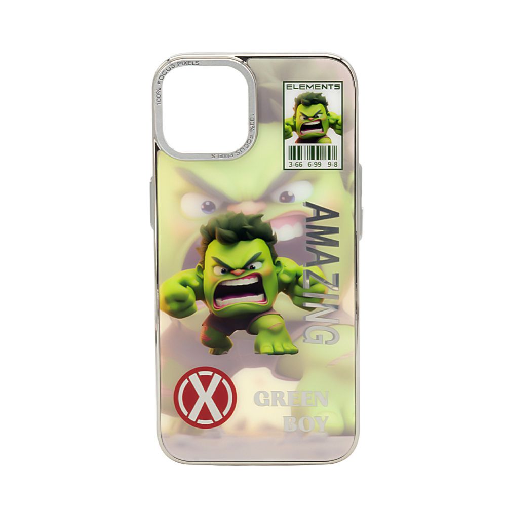 Tagakaaned iLike Apple iPhone 15 PC Silicone Case Green Boy
