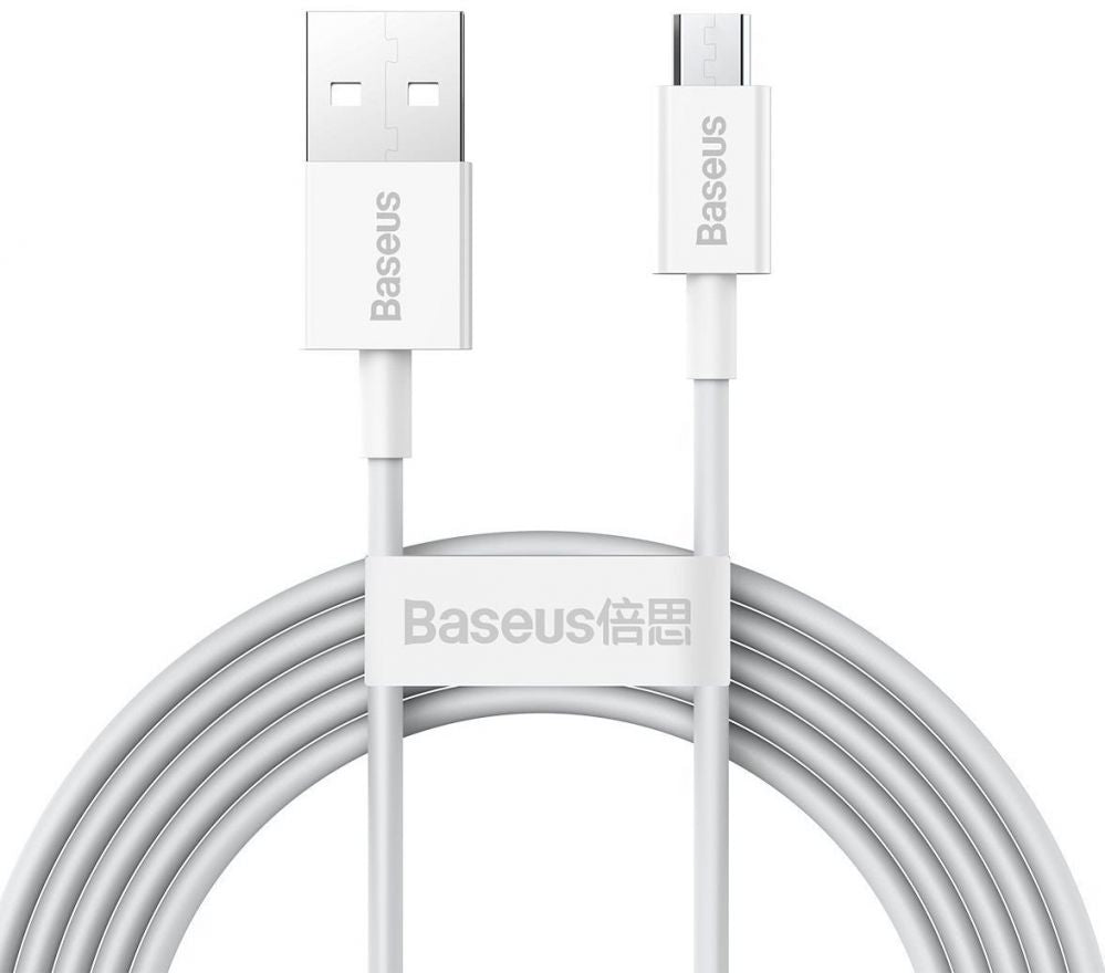 Cable Baseus - Superior Fast Charging Data Cable MicroUSB 1m White