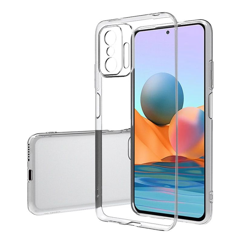 Back panel cover Evelatus Xiaomi 11T/11T Pro Military Shockproof Silicone Case TPU Transparent
