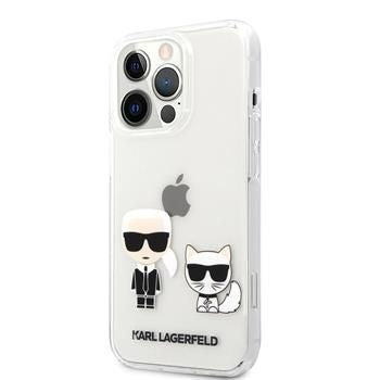 Back panel cover Karl Lagerfeld  iPhone 13 Pro Choupette Case Transparent