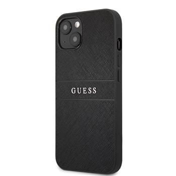 Back panel cover Guess Apple iPhone 13 Mini PU Leather Saffiano Case Black