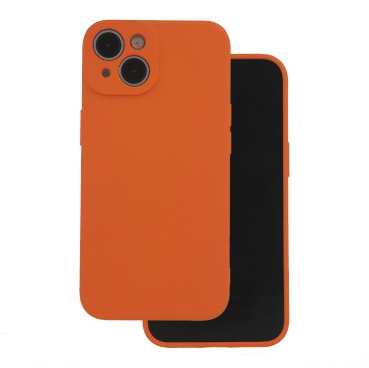Back panel cover iLike Samsung Galaxy A55 5G Silicon case Orange