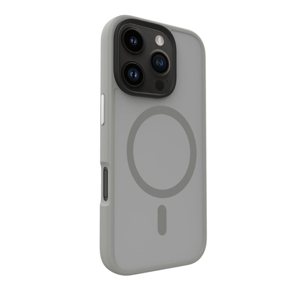 Чехол на заднюю панель Evelatus Apple iPhone 16 Pro Hybird Case With Magsafe PC+TPU Silver