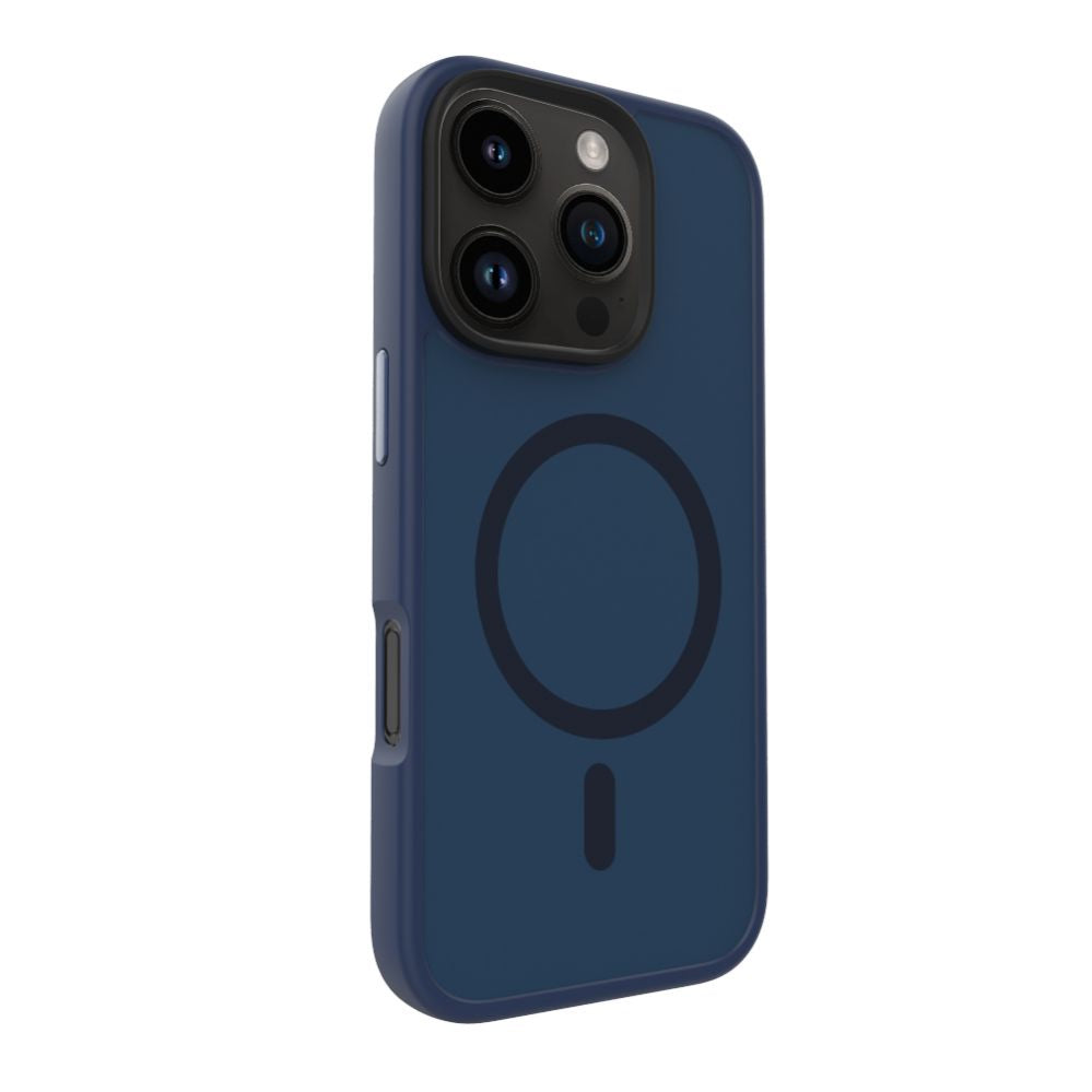 Чехол на заднюю панель Evelatus Apple iPhone 16 Pro Max Hybird Case With Magsafe PC+TPU Dark Blue
