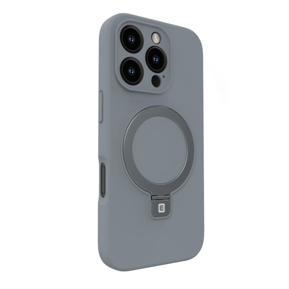 Чехол на заднюю панель Evelatus Apple iPhone 16 Pro Max Premium Magsafe with Stand Soft Touch Silicone Case Silver