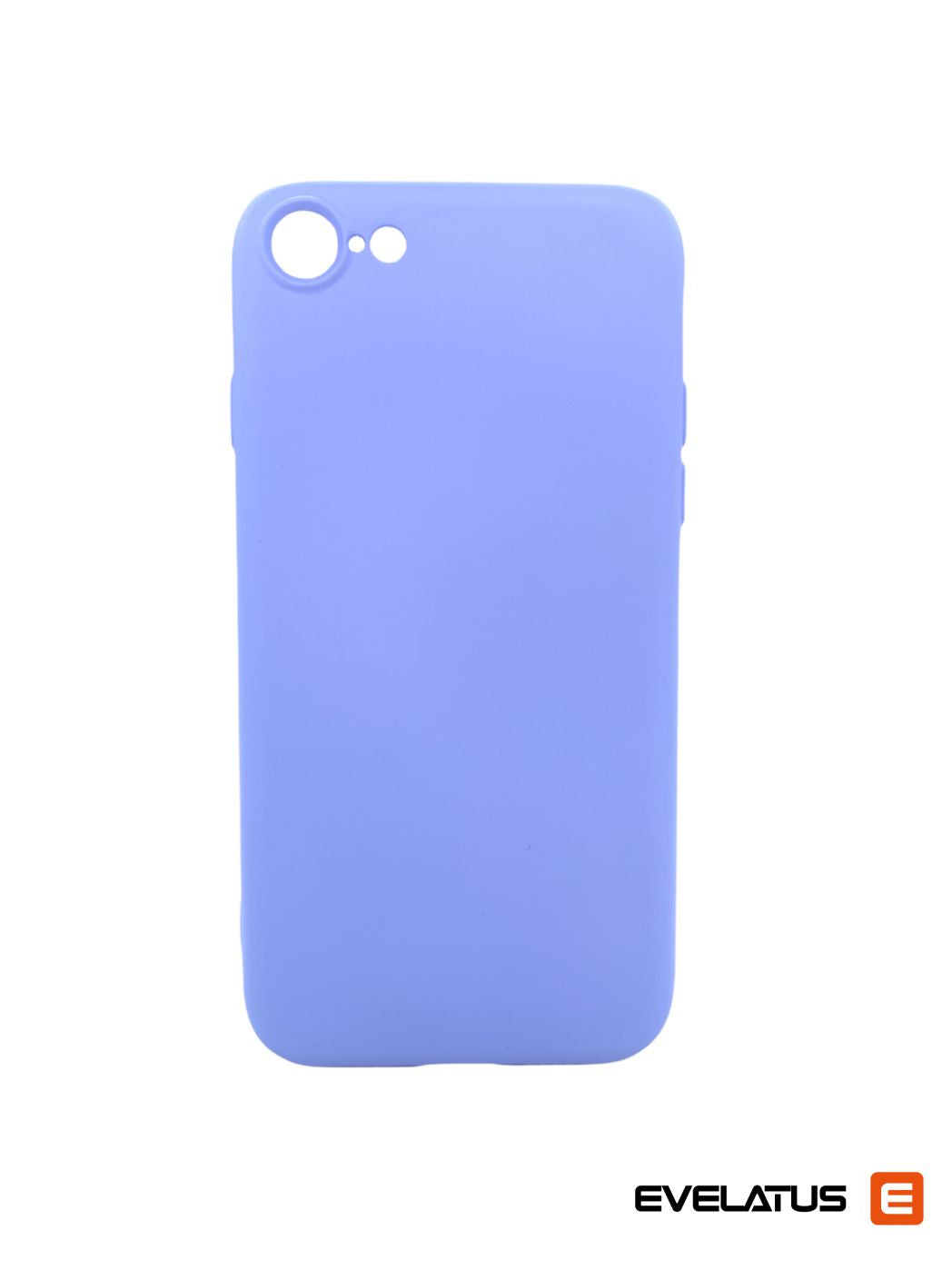 Back panel cover Evelatus Apple iPhone 7/8/SE2020/SE2022 Nano Silicone Case Soft Touch TPU Purple