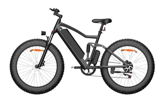 Electric bicycles iLike  Electric bike ONES1, 48V, 10AH, 26 collas, 500W, 25Km/h, IP54 Black