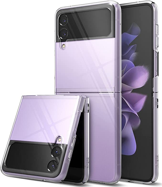 Back panel cover Evelatus Samsung Galaxy Z Flip 3 Acrylic Case Transparent
