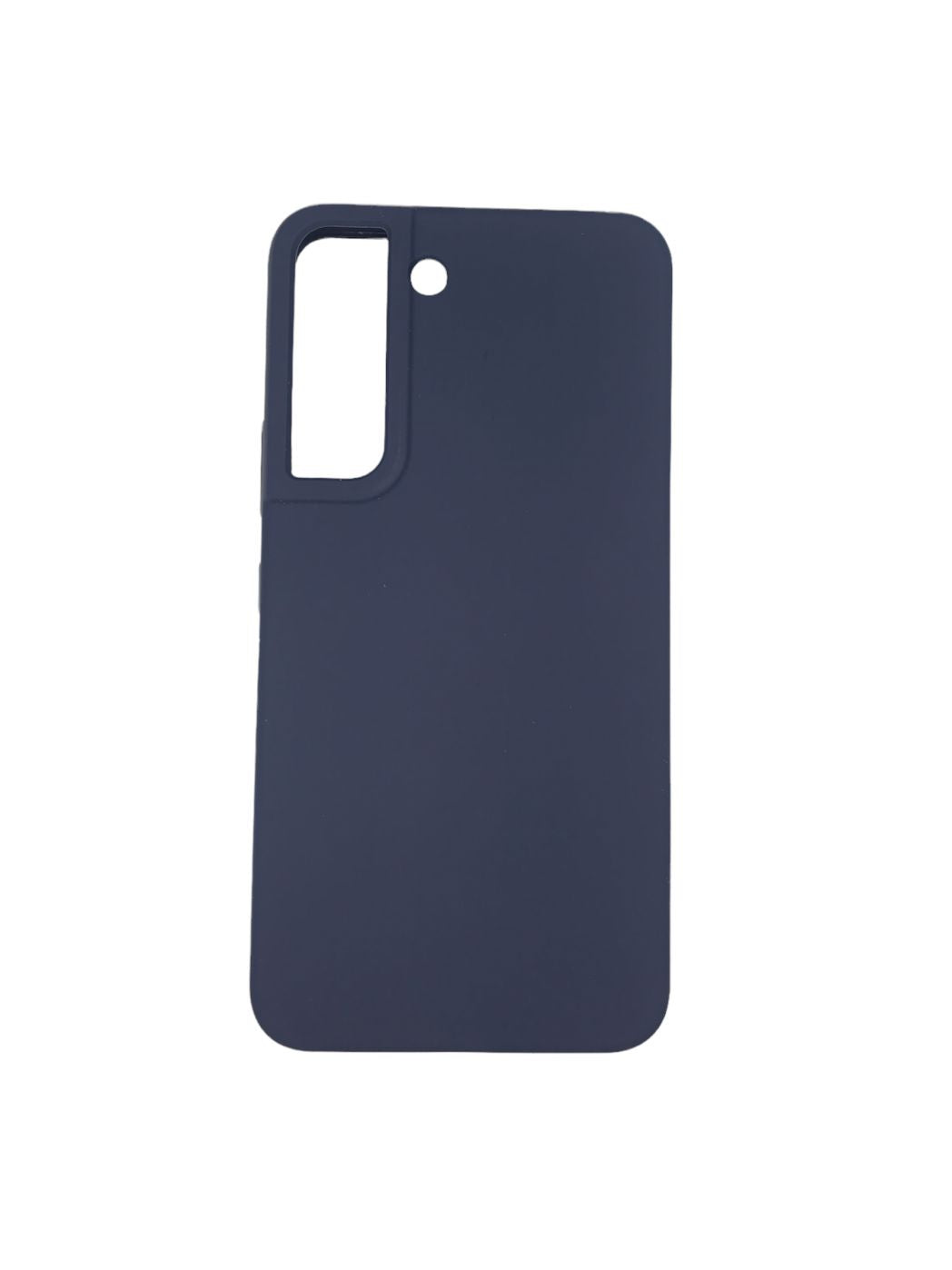 Back panel cover Evelatus Samsung Galaxy S22 Premium Magsafe Soft Touch Silicone Case New Function Navy Blue