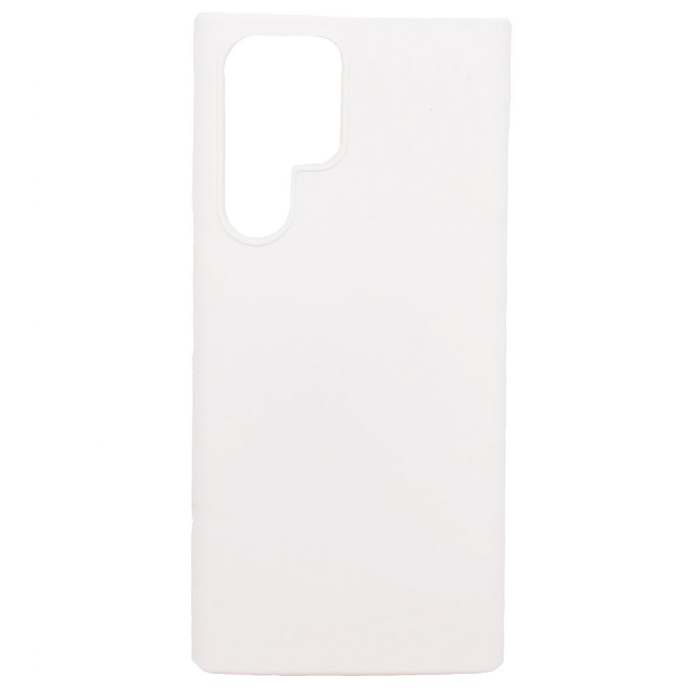Back panel cover Evelatus Samsung Galaxy S22 Ultra Premium Soft Touch Silicone Case White