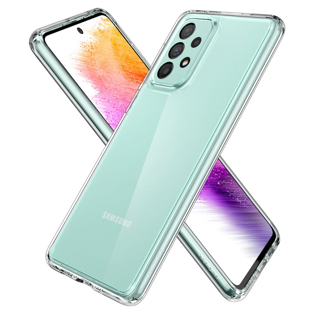 Back panel cover Evelatus Samsung Galaxy A73 5G Clear Silicone Case 1.5mm TPU Transparent