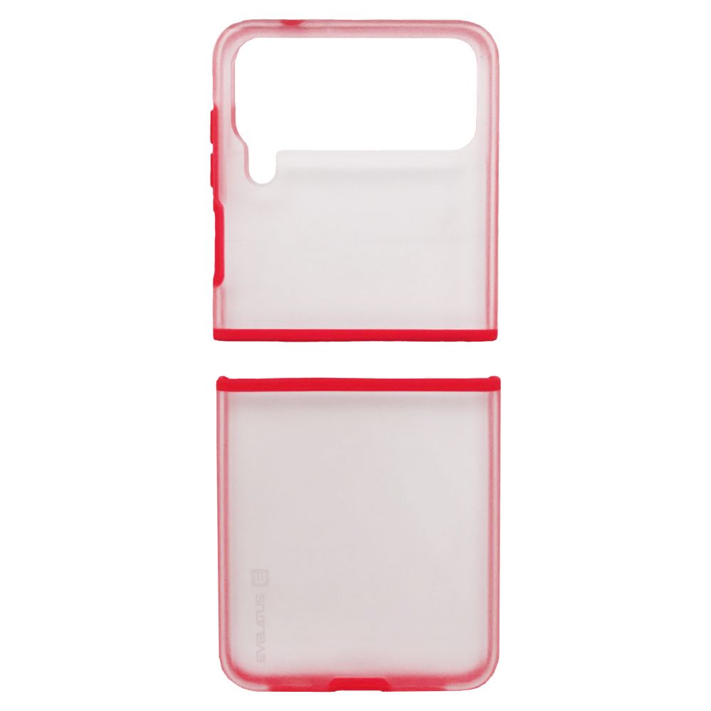 Tagakaaned Evelatus Samsung Galaxy Z Flip 3 Acrylic Matte Case Red