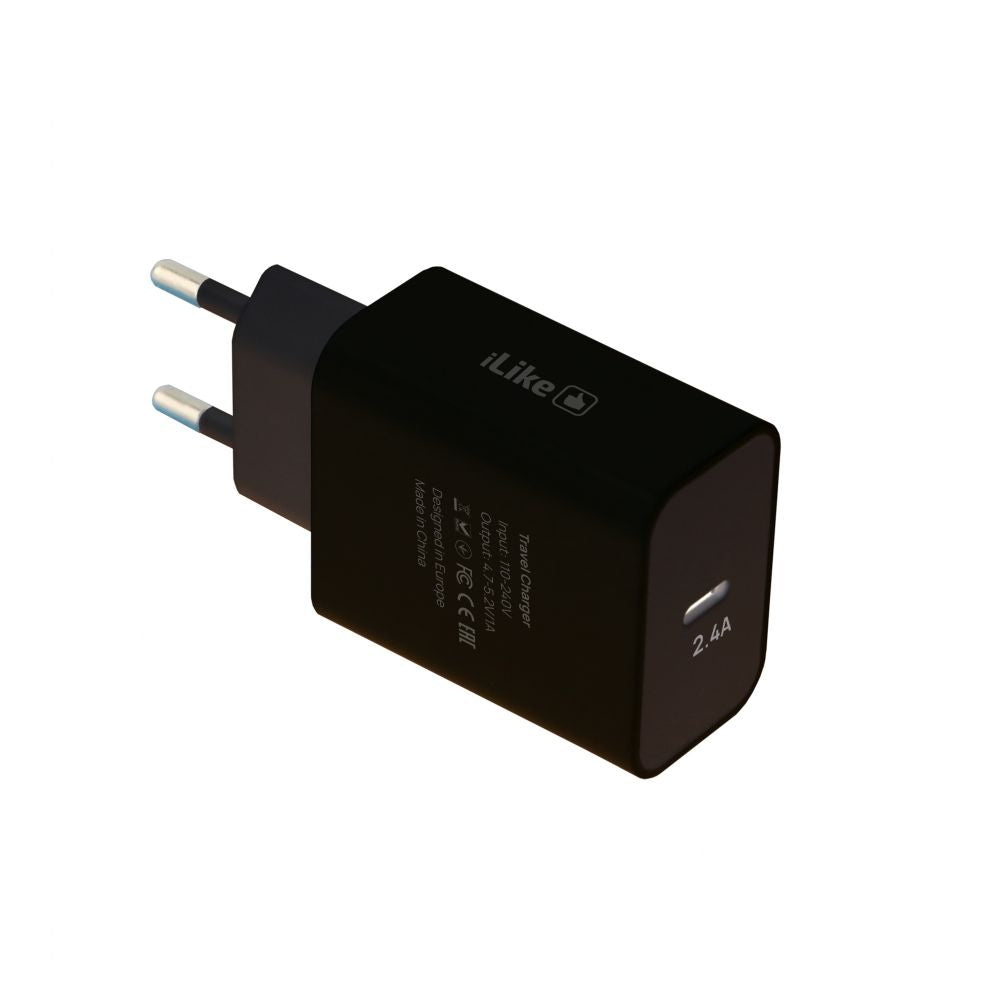 Adaptrid iLike  iLike Type-C Travel Charger ITC02 2.4A Black