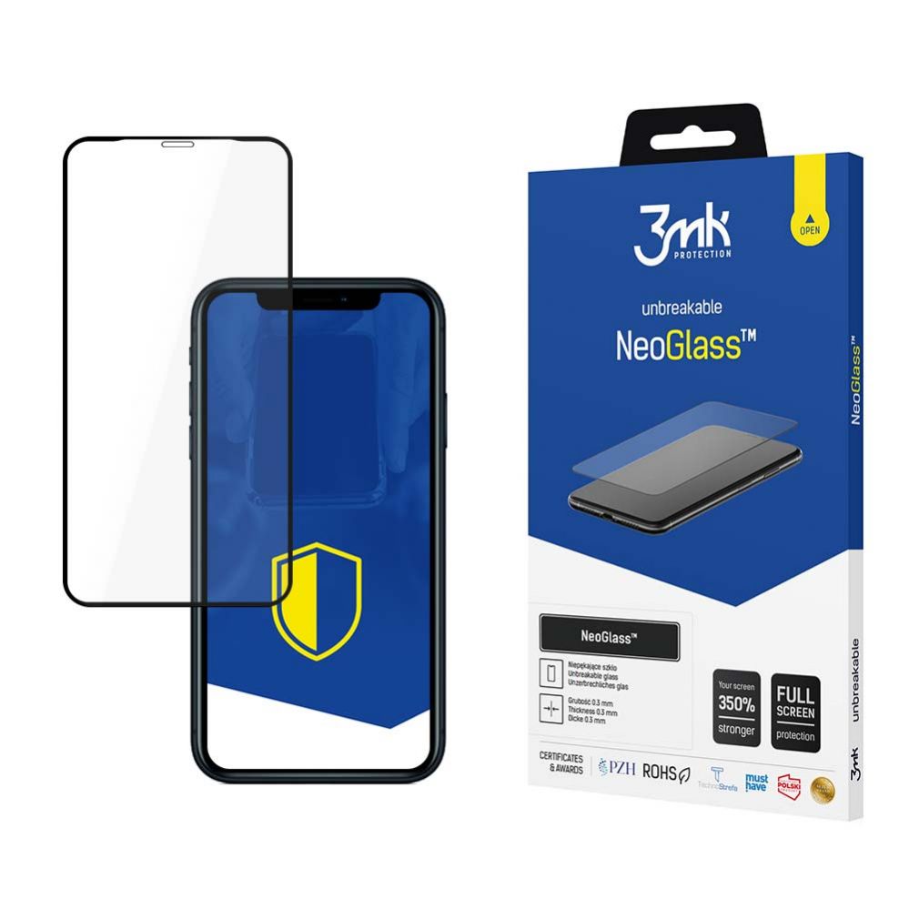Kaitseklaasid 3MK Apple 3mk Apple iPhone Xr/11 Black - NeoGlass