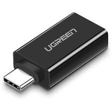 Üleminek Ugreen  USB-C to USB 3.0 A Female Adapter Black