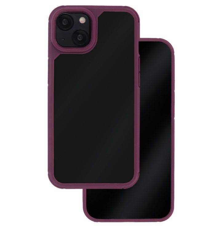 Back panel cover iLike Samsung Galaxy A25 5G (global) maroon Color Shock case Burgundy