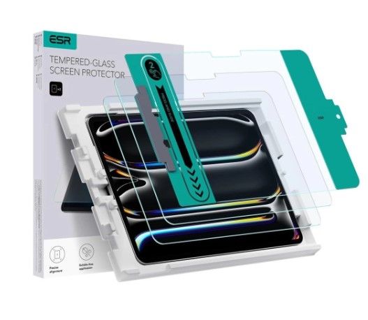 Kaitseklaasid iLike  ESR Tempered Glass for iPad Pro 11'' 2024 - 2 pcs Transparent