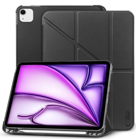 Kaaned iLike Apple Tech-Protect SC Pen Origami case for iPad Air 13 Black