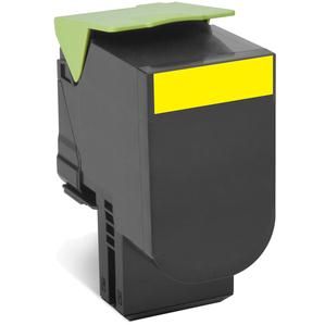 Аксессуары и расходные материалы LEXMARK  80C2HYE Cartridge, Yellow, 3000 pages