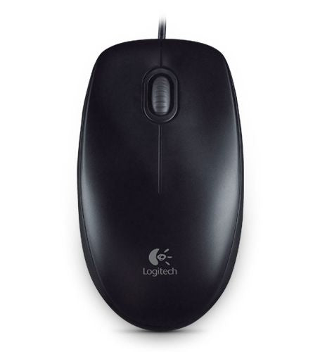 Компьютерная мышь Logitech  Mouse B100 Wired, Black