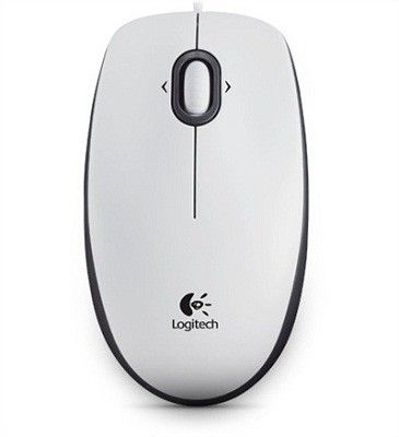 Компьютерная мышь Logitech  B100 White, Portable Optical Mouse