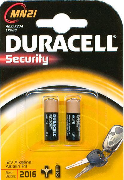 Muu arvutitarvik Duracell  A23/MN21, Alkaline, 2 pc(s)