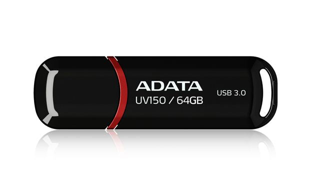 Mälupulk ADATA  UV150 64 GB, USB 3.0, Black