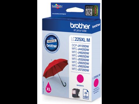 Tarvikud ja tarvikud Brother  LC-225XLM Ink Cartridge, Magenta