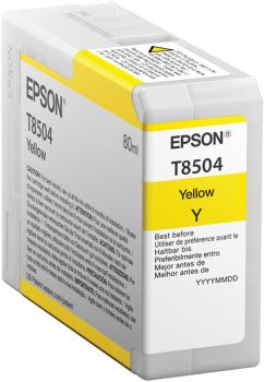 Аксессуары и расходные материалы EPSON  T8504 Ink Cartridge, Yellow