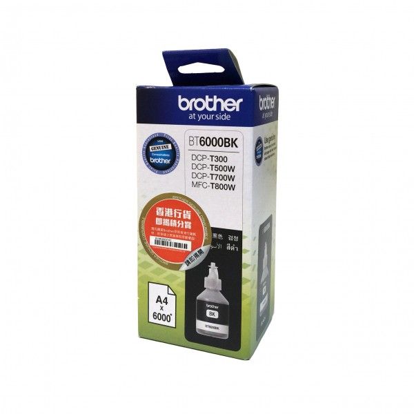 Tarvikud ja tarvikud Brother  BT6000BK	 Ink Cartridge, Black