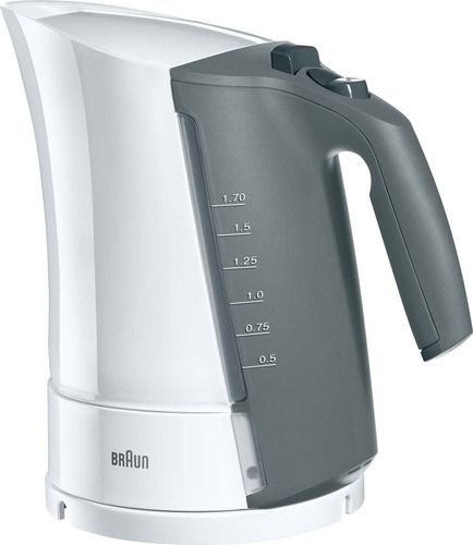 Veekeetja Braun  WK 300 Standard kettle, 2200 W, 1.7 L, Plastic, White, 360° rotational base