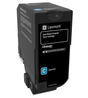 Tarvikud ja tarvikud LEXMARK  High Capacity Cyan Return Programme 84C2HC0 Toner Cartridge