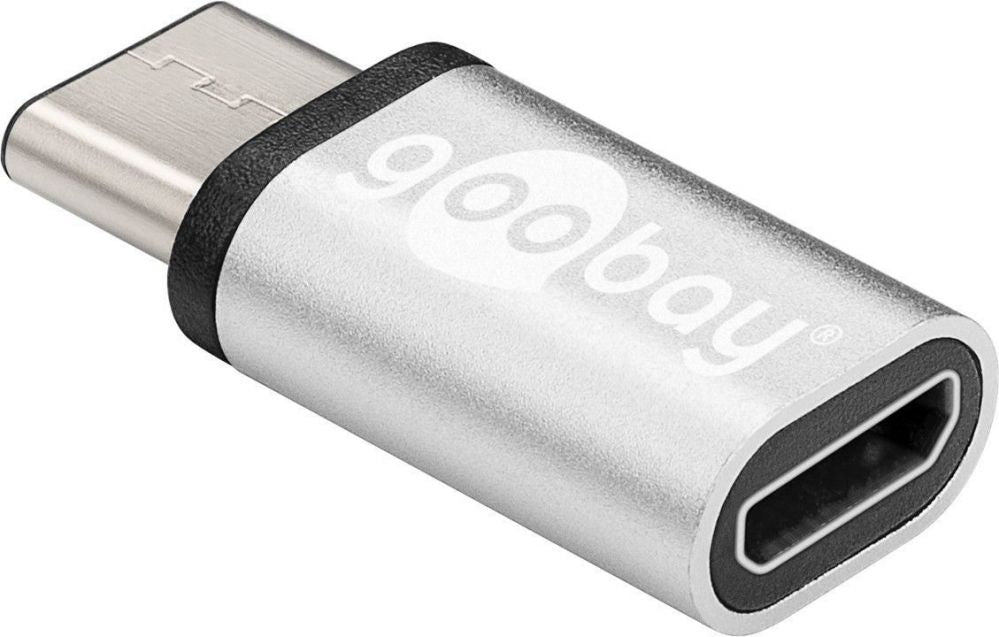 Роутер Goobay  USB-C to USB 2.0 Micro-B adapter 56636 USB Type-C, USB 2.0 Micro female (Type B), Grey