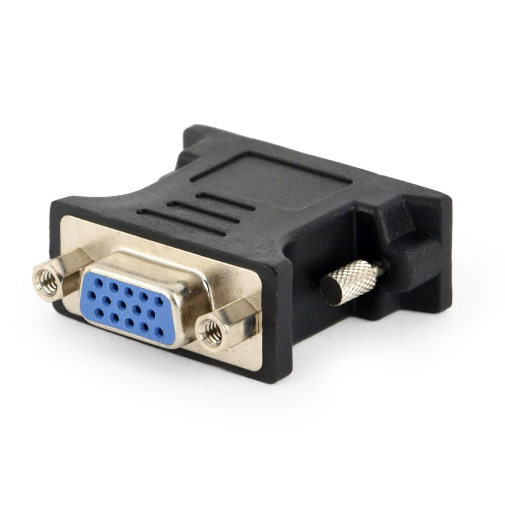 Переходник Gembird  Adapter DVI-A male to VGA 15-pin HD (3 rows) female, black