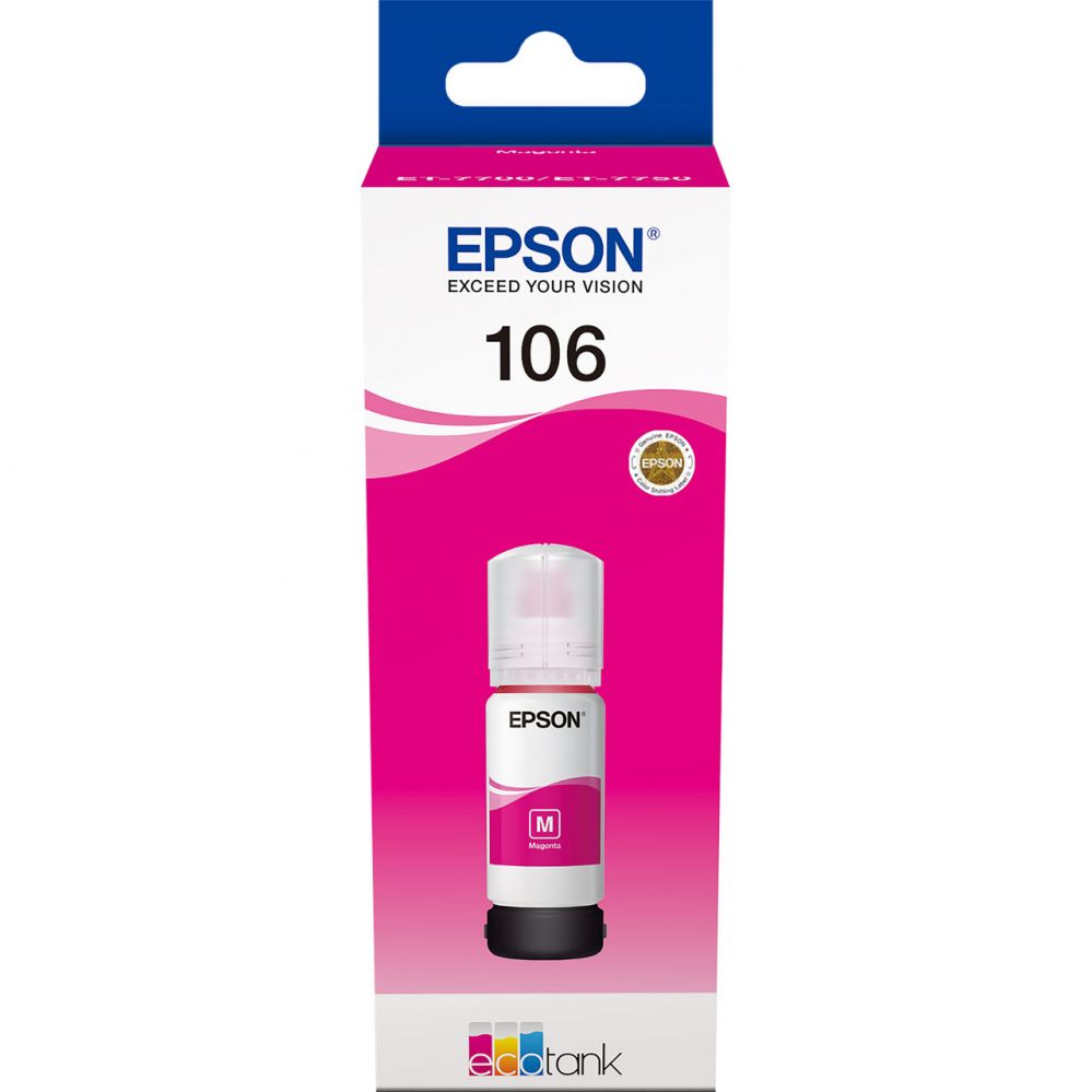 Аксессуары и расходные материалы EPSON  Ecotank 106 Ink Bottle, Magenta