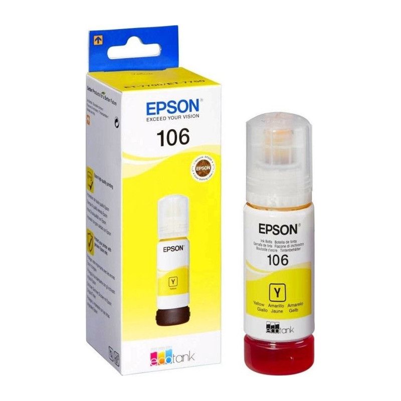 Printer accessories EPSON  Ecotank 106 Ink Bottle, Yellow