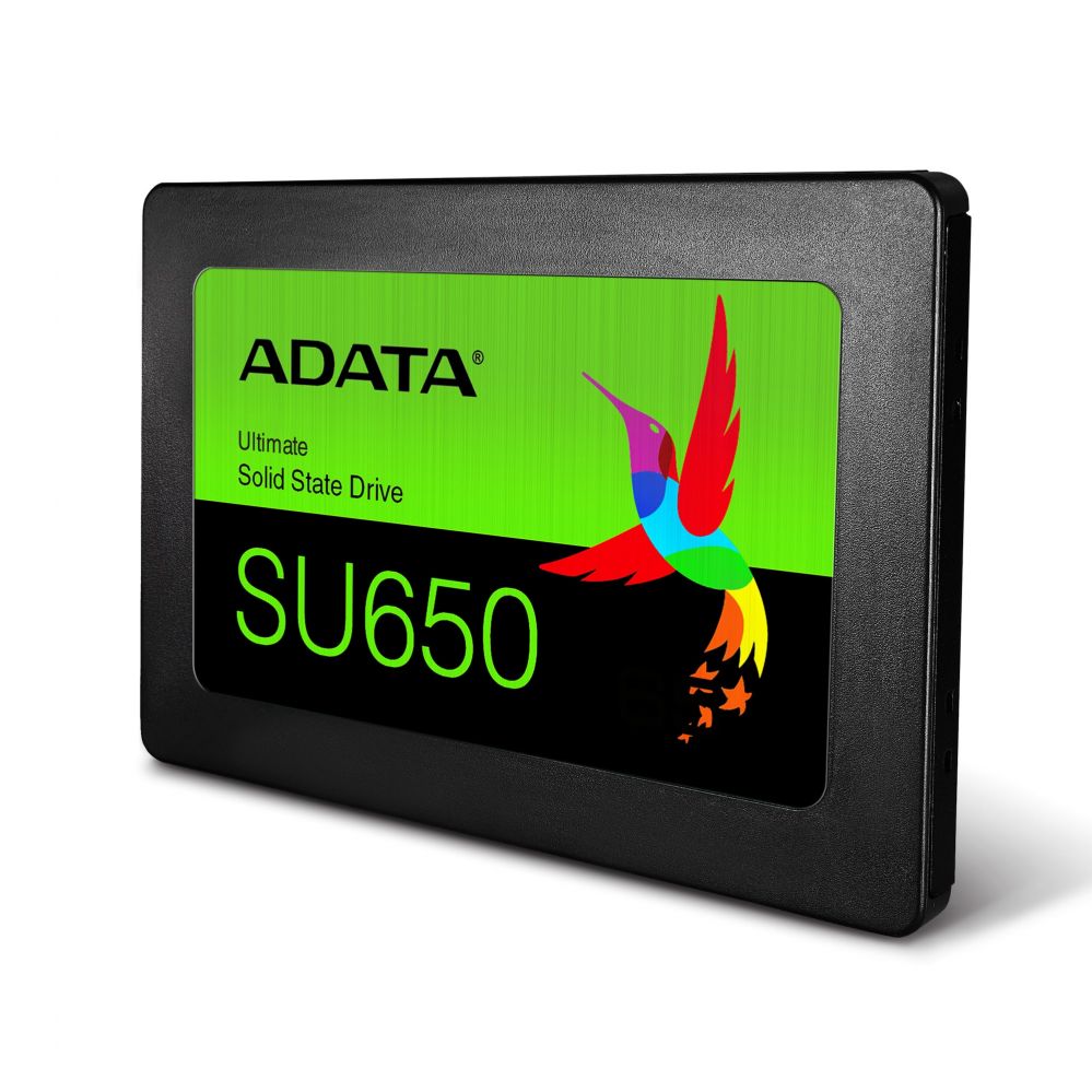 Hard drive SSD ADATA  Ultimate SU650 3D NAND SSD 480 GB, SSD form factor 2.5”, SSD interface SATA, Write speed 450 MB/s, Read speed 520 MB/s