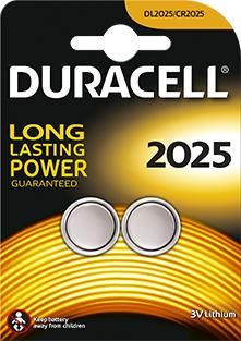 Muu arvutitarvik Duracell  Button Cells  DL2025 Lithium, 2 pc(s)