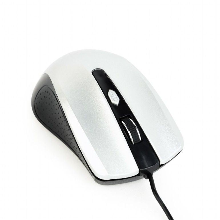 Компьютерная мышь Gembird  Mouse  MUS-4B-01-BS Standard, No, Black/ silver, No,