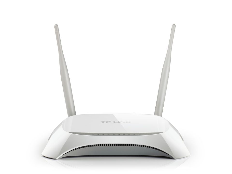 Routers TP-Link 3G/4G Router TL-MR3420 802.11n, 300 Mbps, 10/100 Mbps, Ethernet LAN (RJ-45) ports 4, 3G/4G via optional USB adapter, Antenna type 2xExternal, 1xUSB 2.0