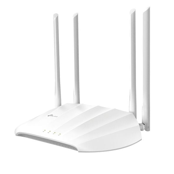 Ruuterid TP-Link  Access Point TL-WA1201 802.11ac, 2.4GHz/5 GHz, 300+867 Mbit/s, 10/100/1000 Mbit/s, Ethernet LAN (RJ-45) ports 1, no PoE, Antenna type 4 Fixed High Performance