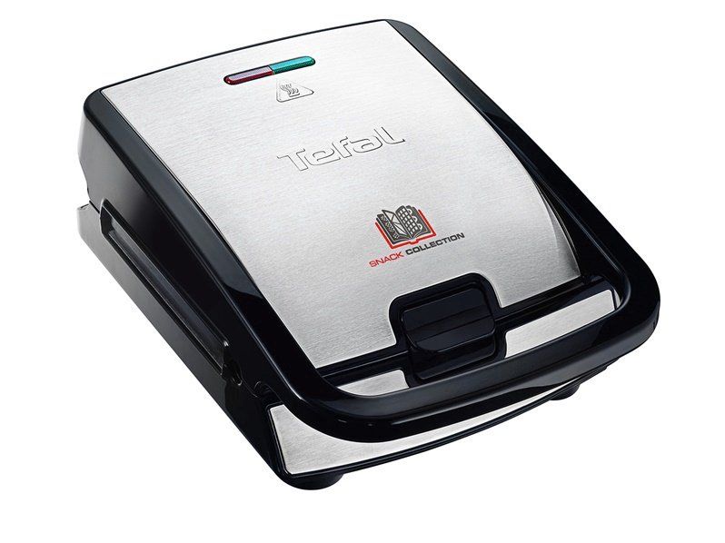 Тостер TEFAL  Sandwich Maker SW854D 700 W, Number of plates 4, Number of pastry 2, Black/Stainless steel