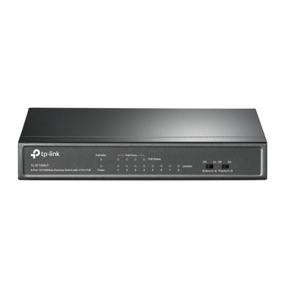 Server – muud tarvikud TP-Link  Switch TL-SF1008LP Unmanaged, Desktop, 10/100 Mbps (RJ-45) ports quantity 8, PoE ports quantity 4, Power supply type External