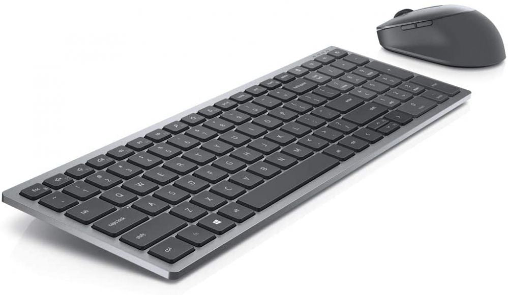 Arvuti klaviatuur Dell  KM7120W Keyboard and Mouse Set, Wireless, Batteries included, EN/LT, Titan Gray