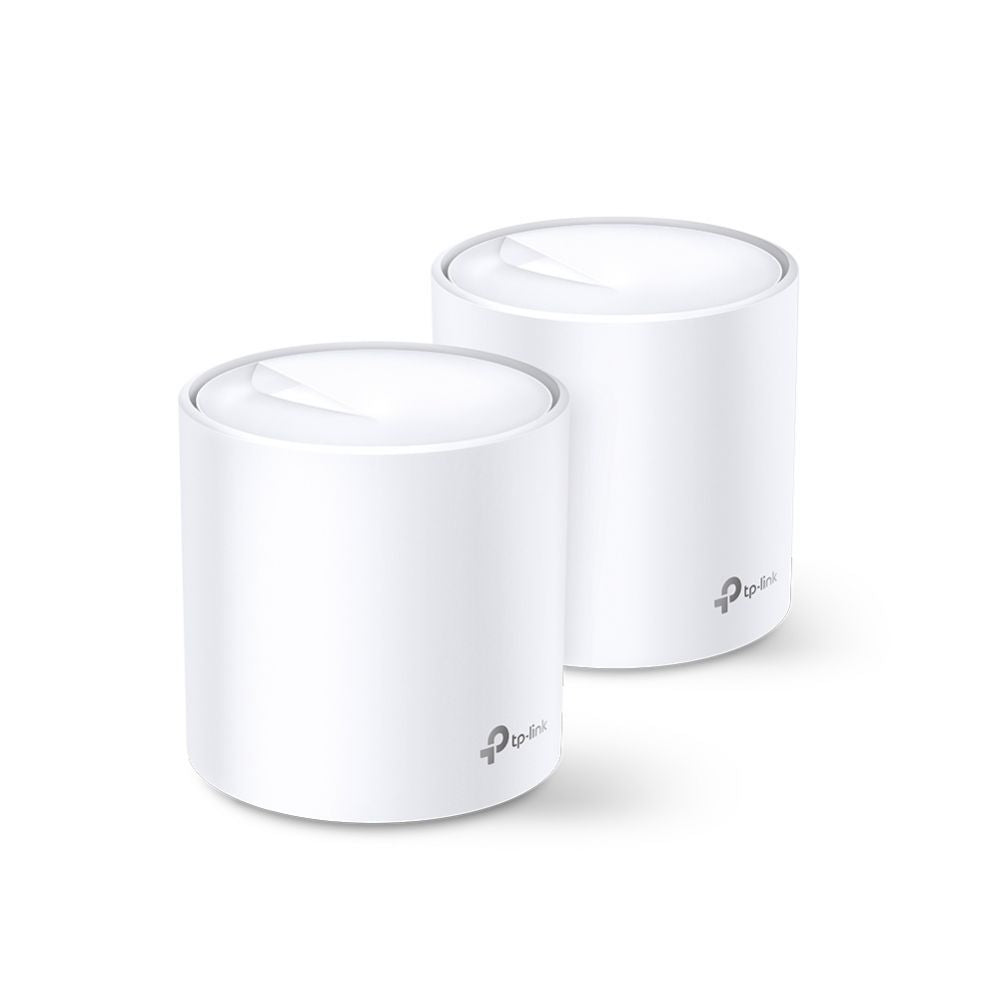 Ruuterid TP-Link  AX3000 Whole Home Mesh Wi-Fi 6 System Deco X60 (2-pack) 802.11ax, 2402+574 Mbit/s, 10/100/1000 Mbit/s, Ethernet LAN (RJ-45) ports 2, Mesh Support Yes, MU-MiMO Yes, Antenna type 4xInternal per Deco uni