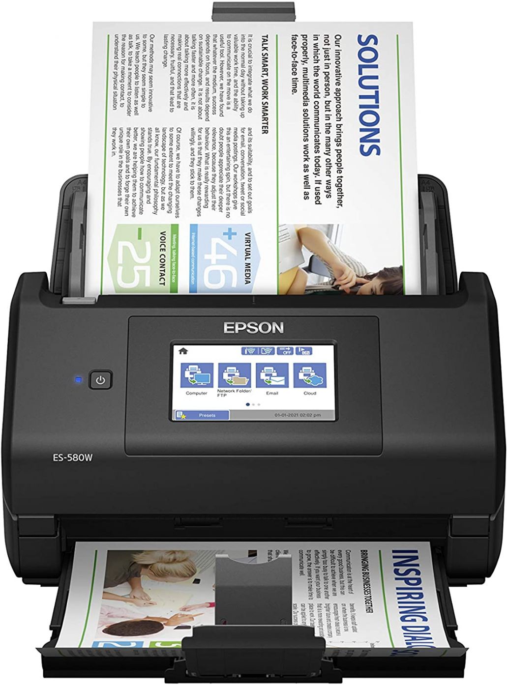 Printerid EPSON  Document Scanner WorkForce ES-580W Colour, Wireless